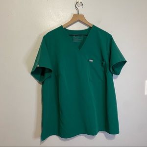 FIGS Scrub Top Catarina One Pocket Shirt Green Women's Size 3X